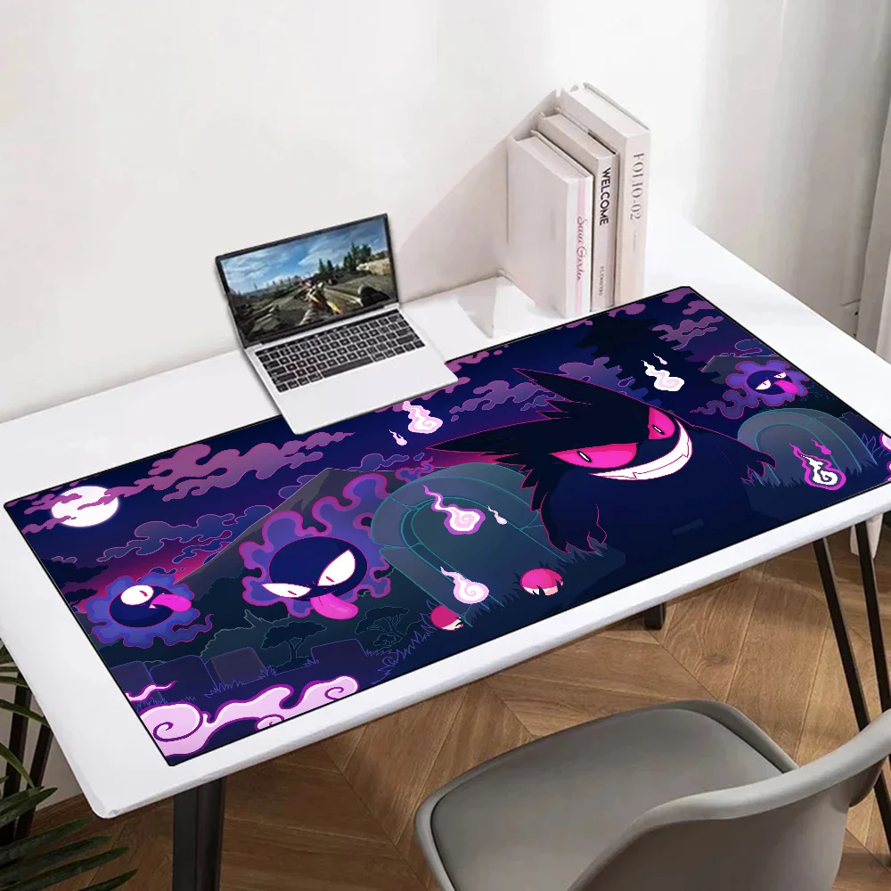 

P-Pokemon-Gengar Grande Mousepad Mouse Mat Desk Mat With Pad Gaming Accessories Prime Gaming XXL Keyboard