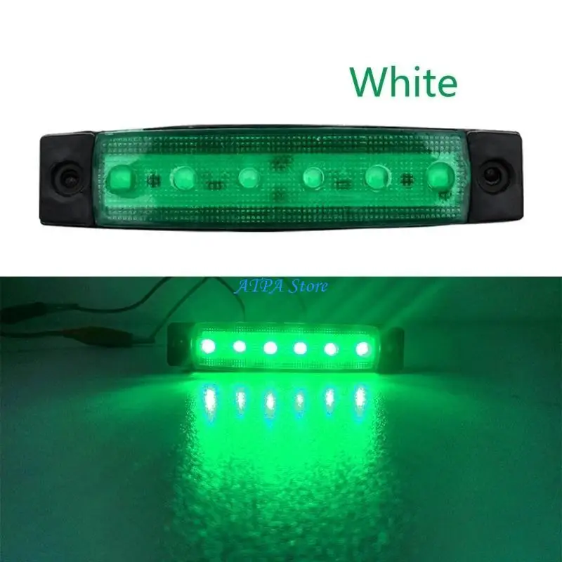 

U13C 6 LED Side Marker Lights Side Front Rear Tail Clearance Lamp Marker