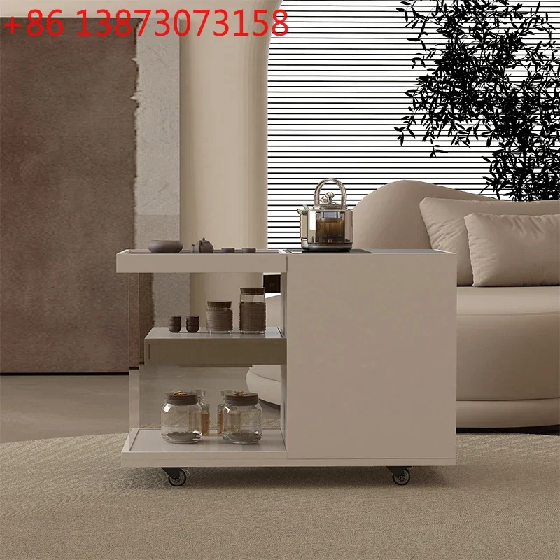 

Съемный диван для гостиной, несколько чайных столиков, чайник, встроенный чайный столик, бытовая тележка9344