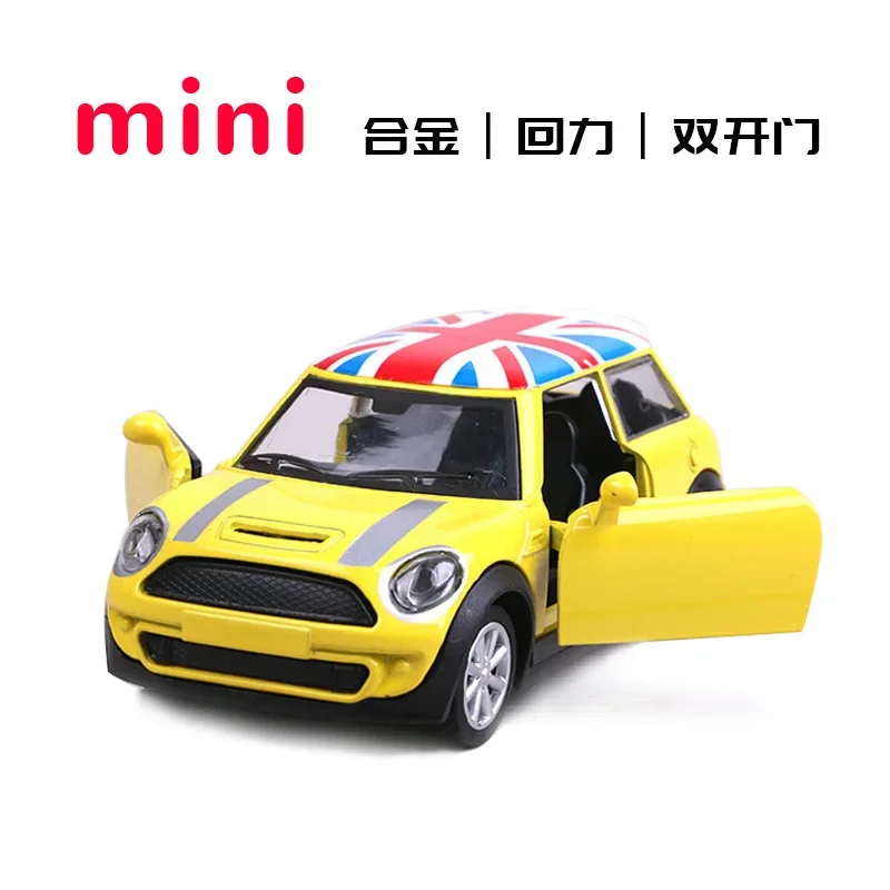 1:36 Mini Cooper High Simulation Diecast Metal Alloy Model car Pull Back Collection Kids Toy Gifts