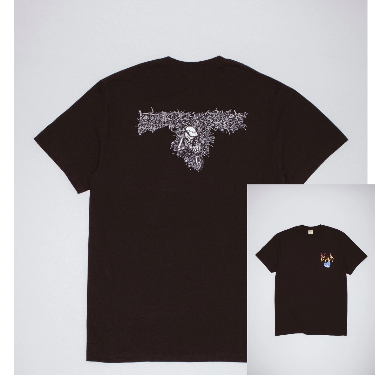 Awesome Dark Humorous Graffiti Art Style Summer Casual T-Shirt Men's and Women's Luxury Brand Top 2026