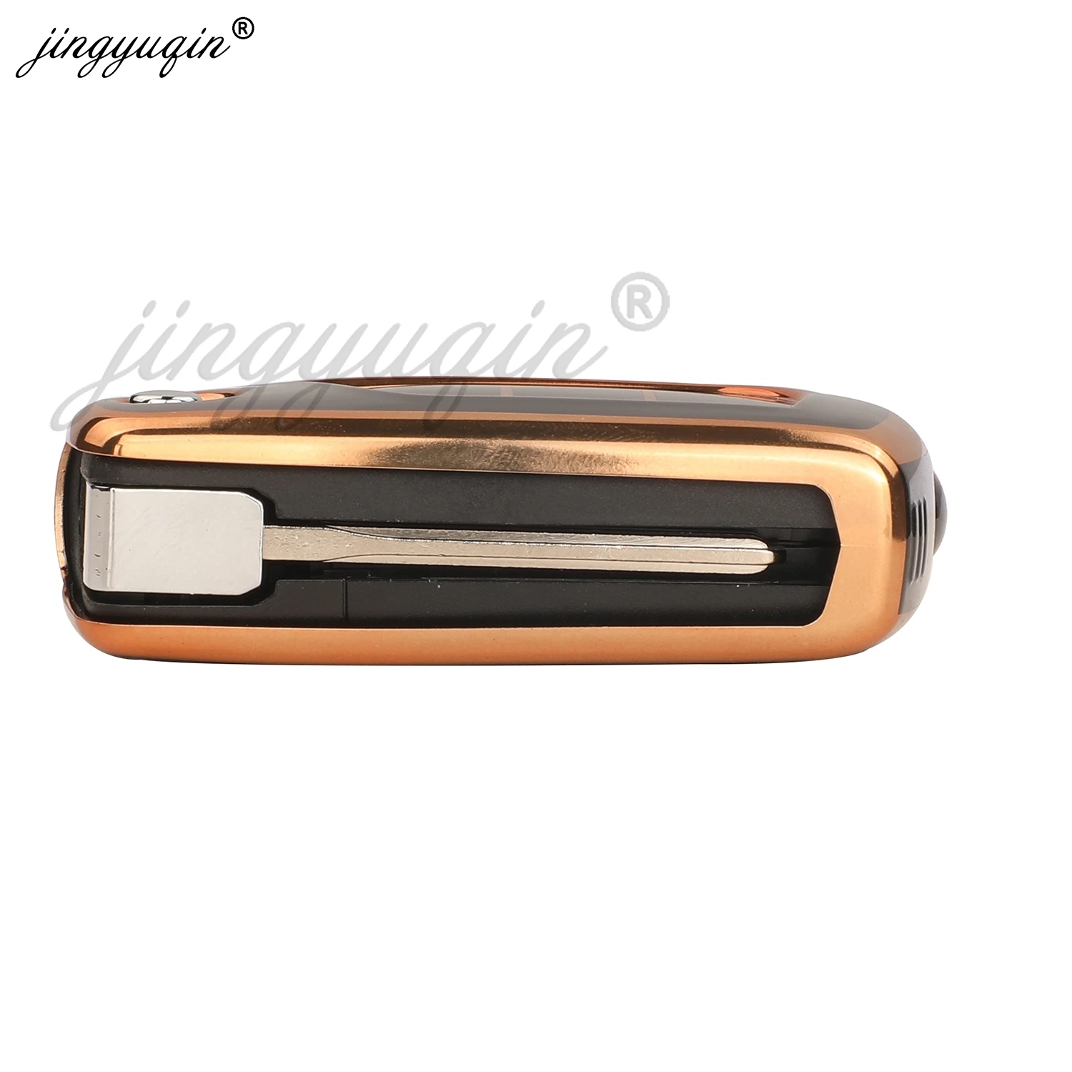 Jingyuqin-TPU علبة مفاتيح السيارة ، غطاء كامل فوب لتويوتا كورولا ألتيس أوريس ايغو ياريس كامري RAV4 فيرسو TC ، ملحقات قذيفة ، 3BTN