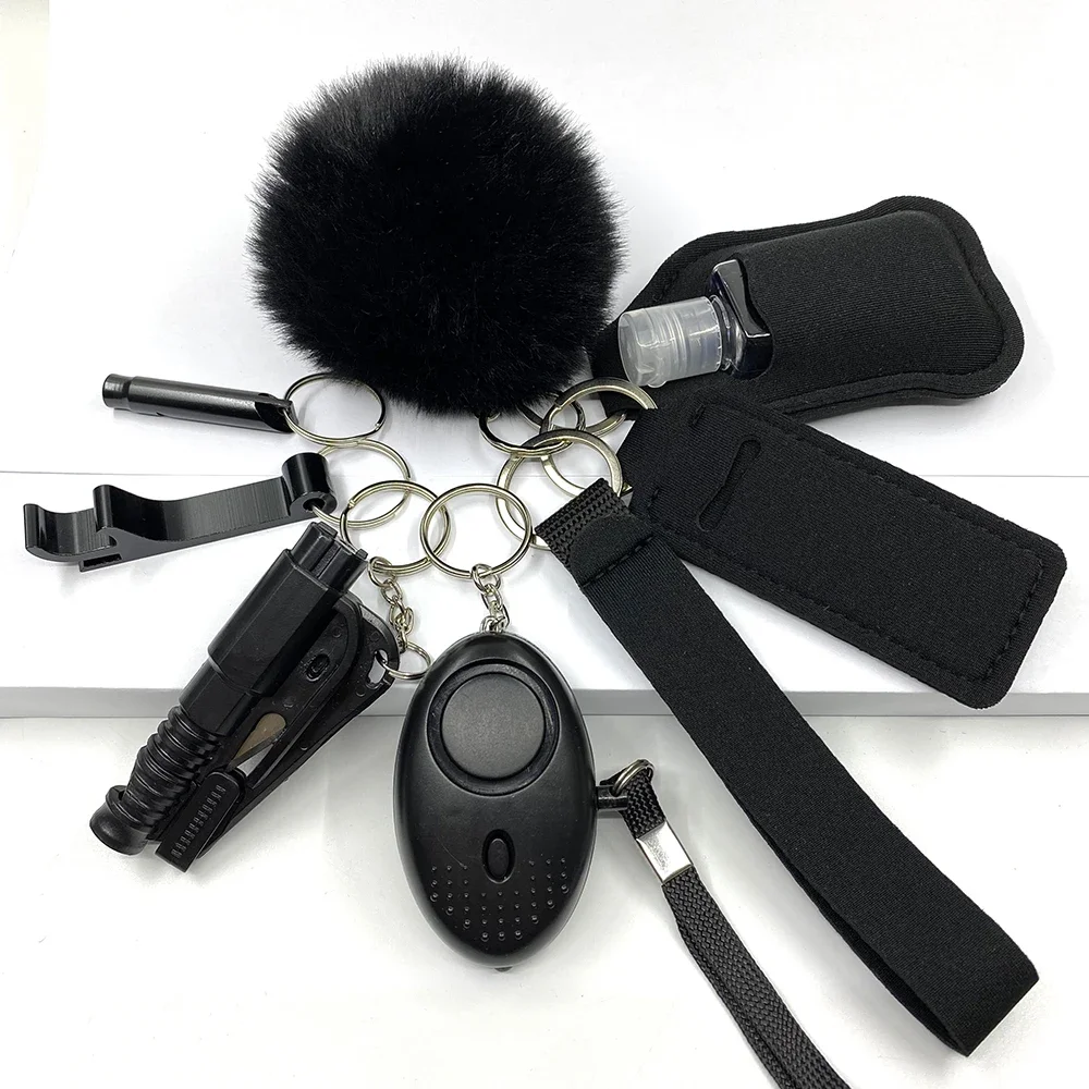 Self-Defense Wholesale Bulk Accessories Defensive Self Defense Keychain Set For Women For Girl Personal Security Self Defense