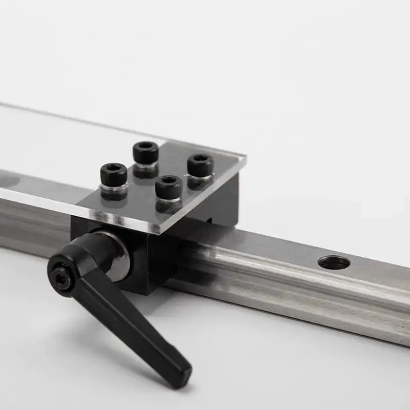 -HGH15/HGH20/HGH25 Linear Guide Rail Clamp Fixed Ring Slider Lock Guide Rail Limiter Buffer Side Lock Guide Regular Block