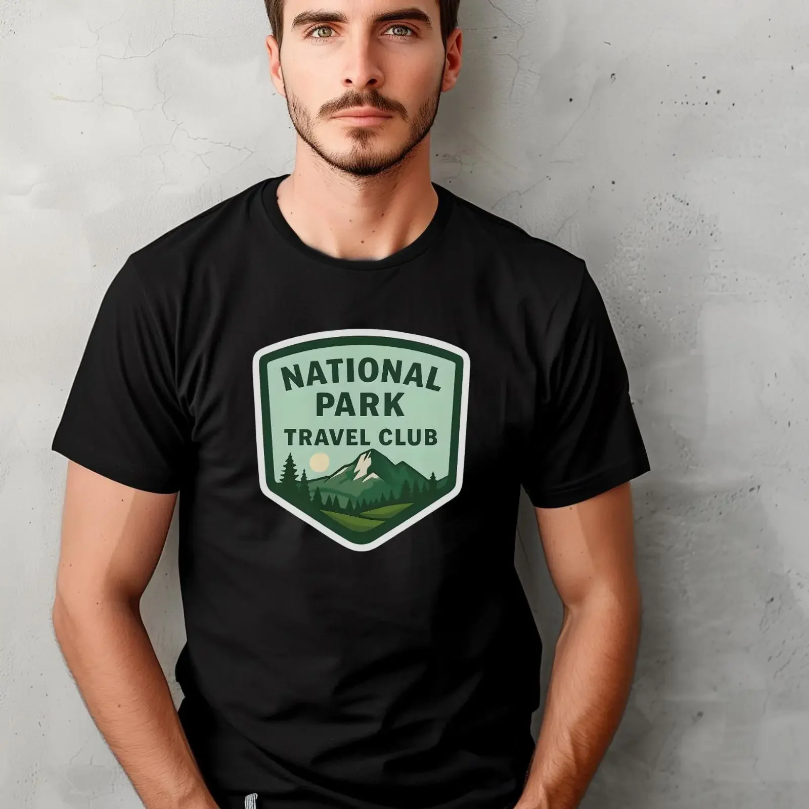National Park Travel Club T Shirt Protect Our Parks Family Outdoor Hiking Camping Casual  vintage Washed Top For Everyday Wear