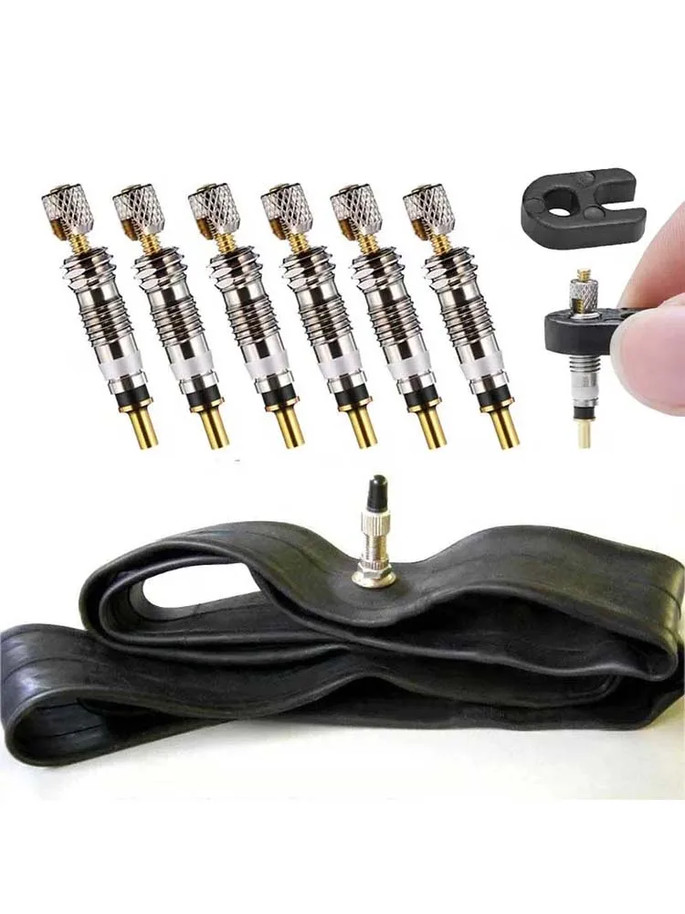 AliExpress GEETHA 3/7/11pcs Bicycle Removable Presta Valve Core Bike Replacement Brass Tubeless Core Remover Tool for Tubeless for Road MTB Bike