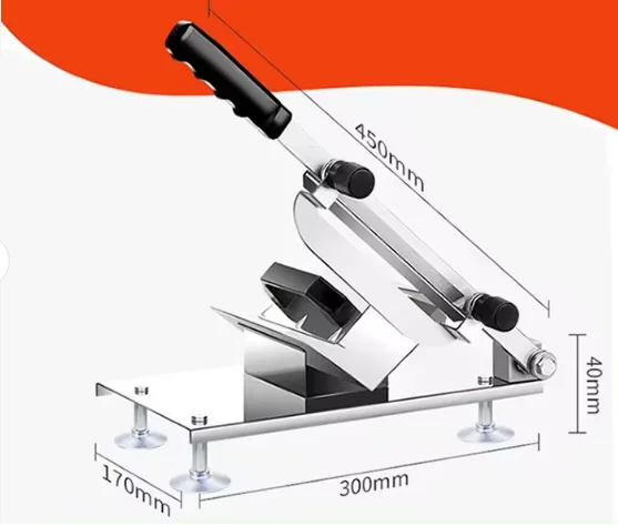 Kitchen Roller Super Cheap Vegetable and Meat Cutter Manual Meat Roll Slicer