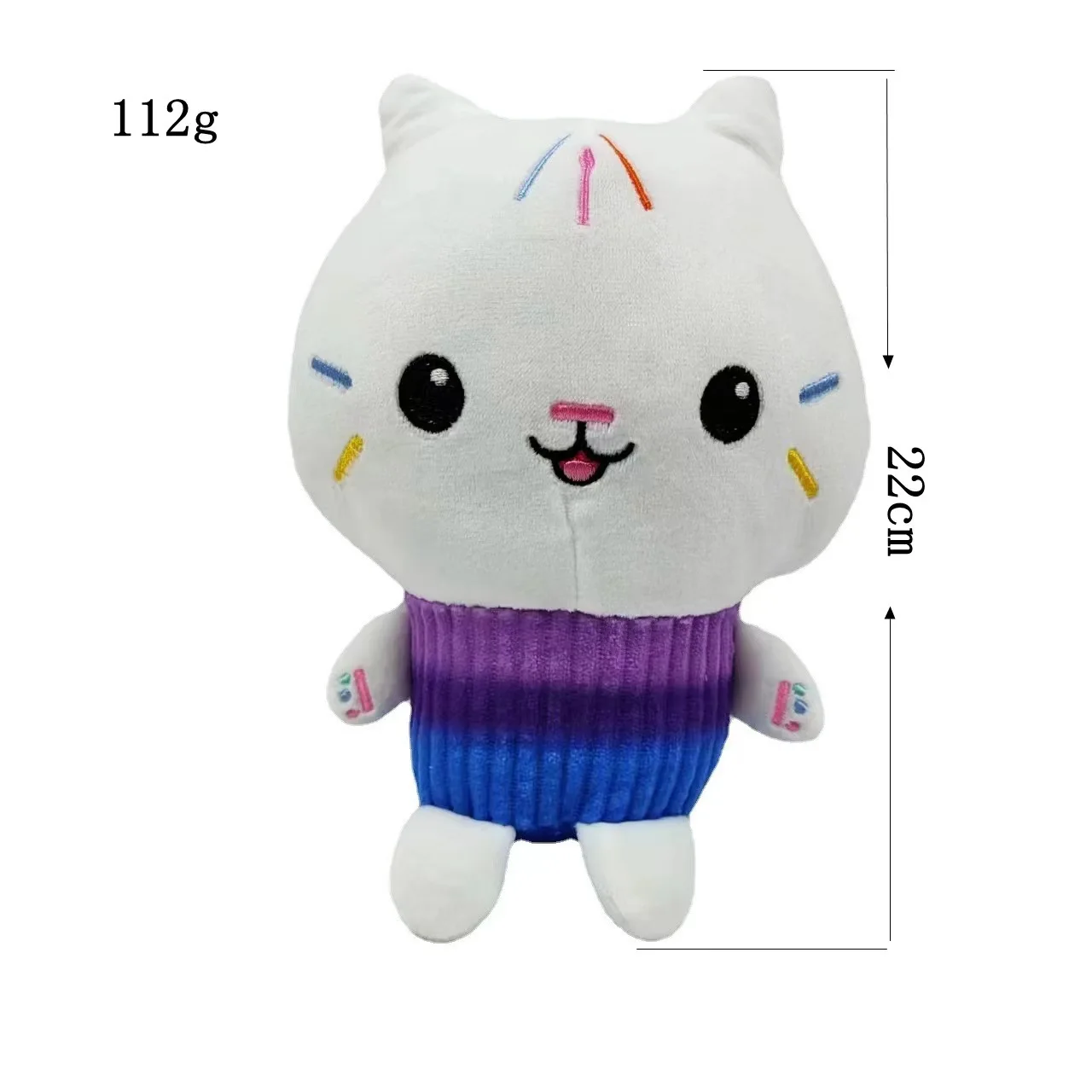 Kawaii Gabby Dollhouse Peluş Oyuncak Mercat Karikatür Doldurulmuş Hayvanlar Gülümseyen Kedi Araba Kedi Kucaklama Gaby Kız Bebek Doğum Günü Noel