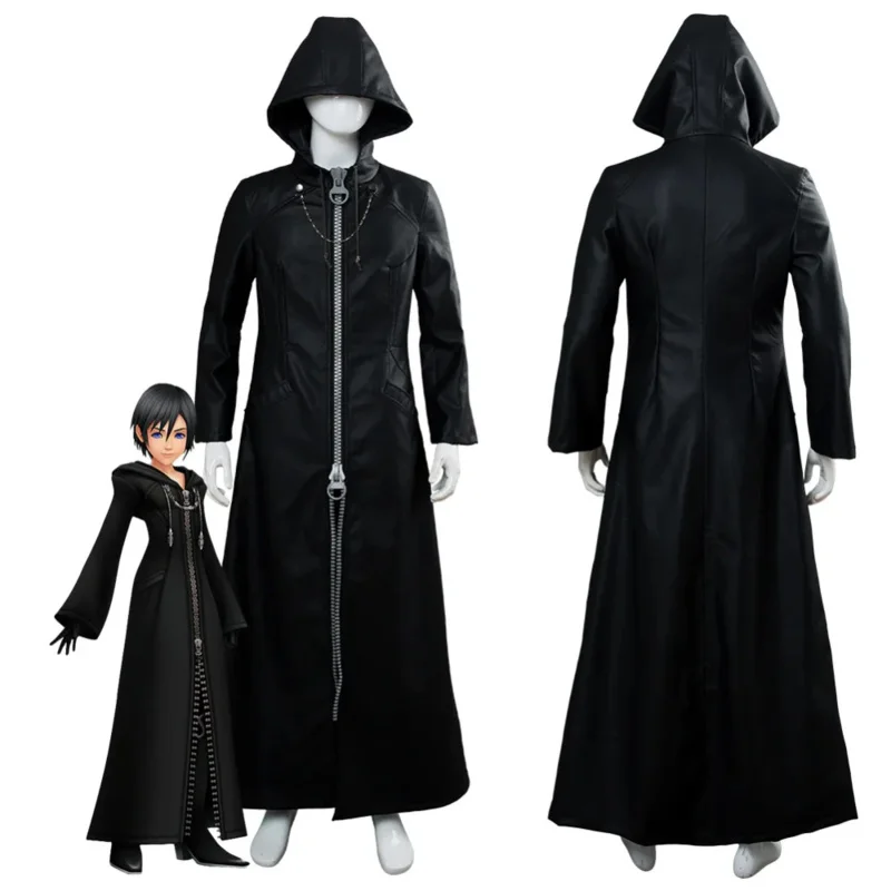 

Kingdom Hearts III Cosplay Costume Organization XIII Office Trench Coat Custom Made For Halloween Carnival Costumes