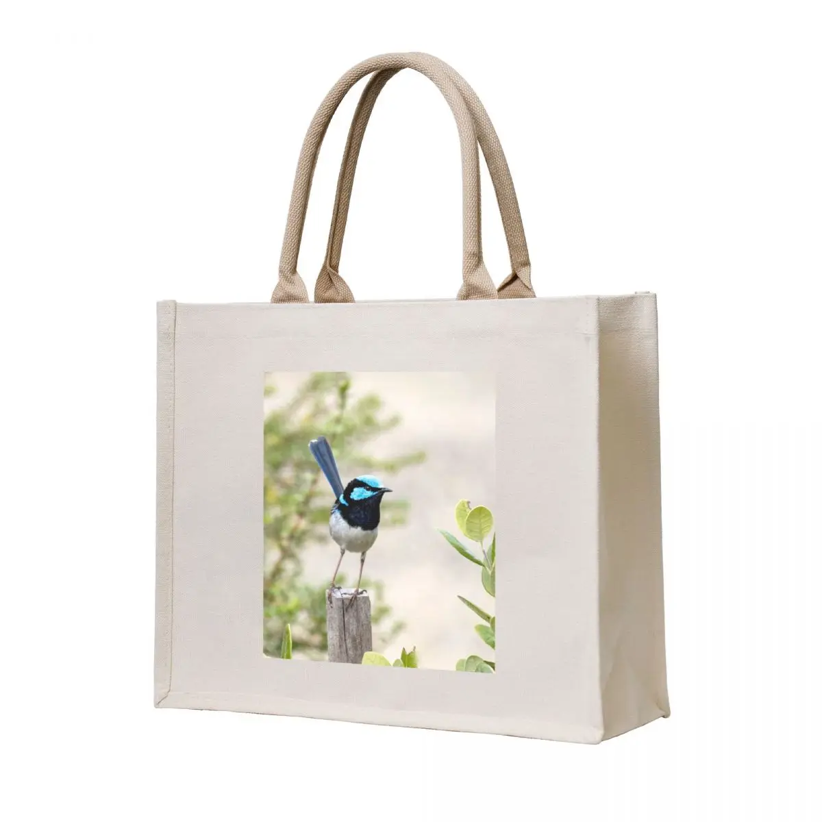 

Male Superb Fairy Wren Tote Bag Woman shopper bag shopper bags for women Gift bag