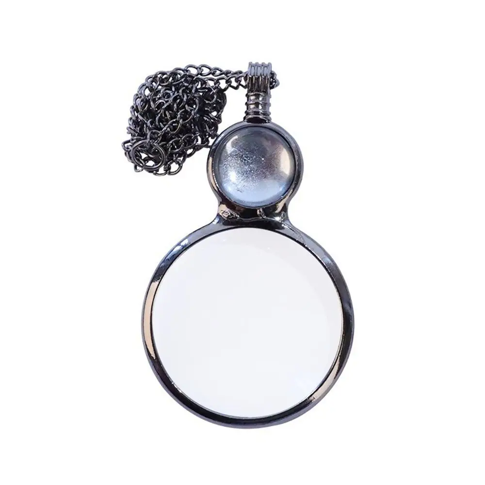 Alloy Multipurpose Multi-color optional 6x magnification Pendant Monolithic eyepiece Magnifying glass necklace Magnifier