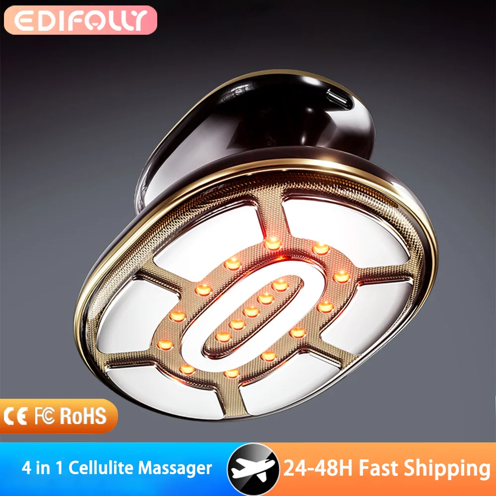 

4 in 1 Handheld abdominal Massager EMS & RF Radio Frequency Body Sculpting Machine Electric Cellulite Remover for Belly Waist