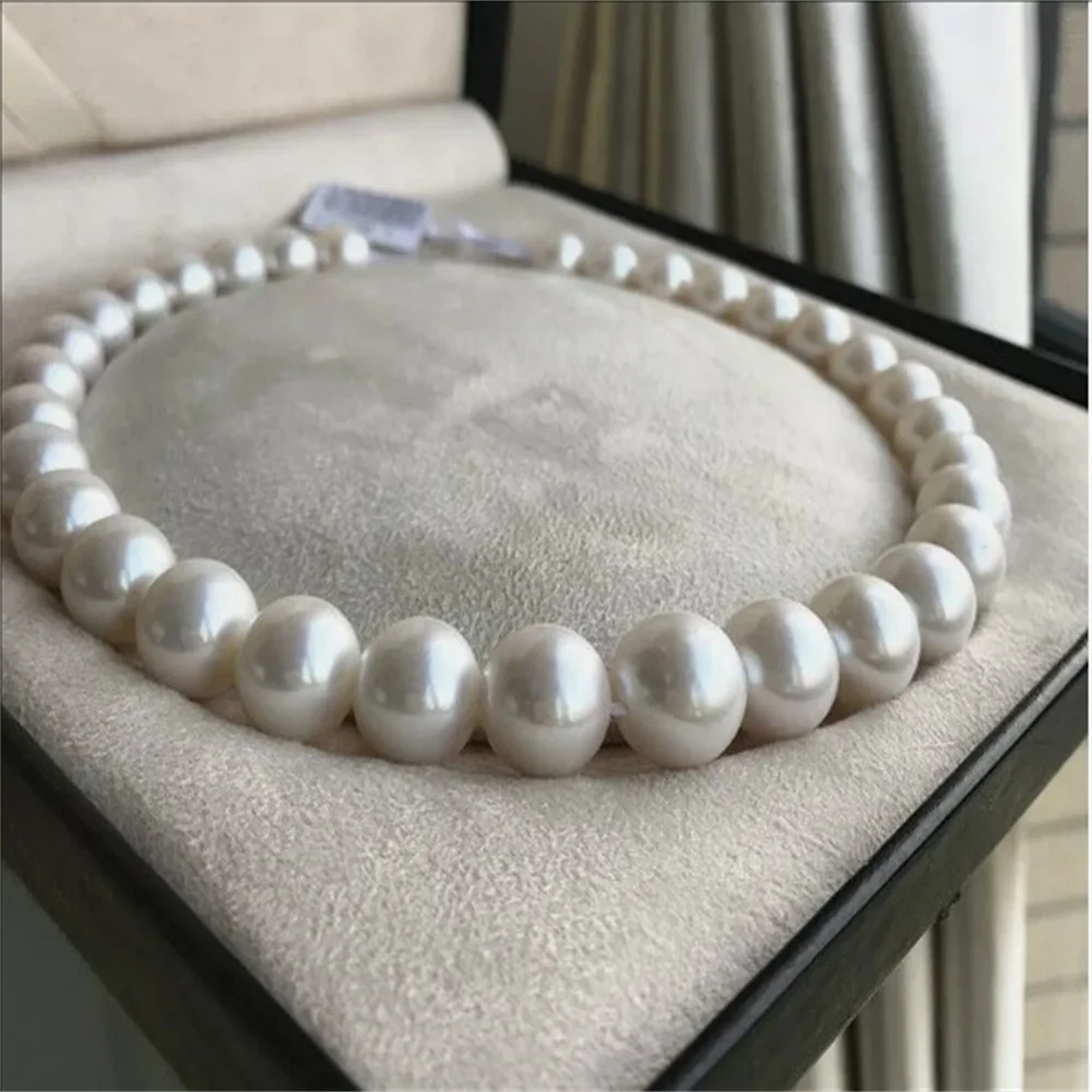 20 inch Gorgeous AAAA 10-11mm round Akoya white natural pearl necklace