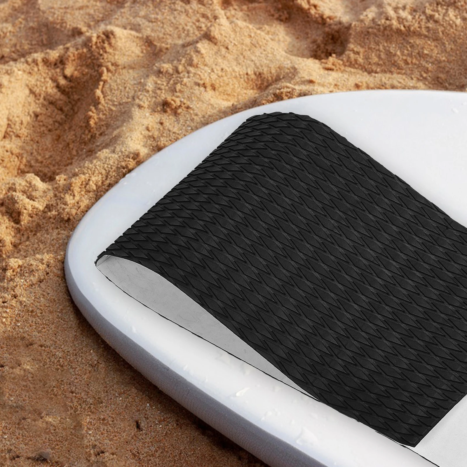 

120x30Cm Surfboard Foot Pad Nonslip Eva Deck Grip Mat Self Adhesive Traction Pad Waterproof Foam Tail Pad for Aquatic Sports