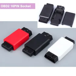 Automotive OBD2 16Pin Male To Female Housing Shell Socket One-to-one Extension Plug Assembly Detachable Box OBD 16 Pin Adapter