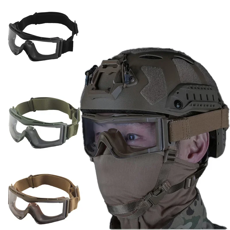 Gafas tácticas W810: diseño elegante con materiales de alta calidad, gafas protectoras versátiles para esquiar, disparar y al aire libre