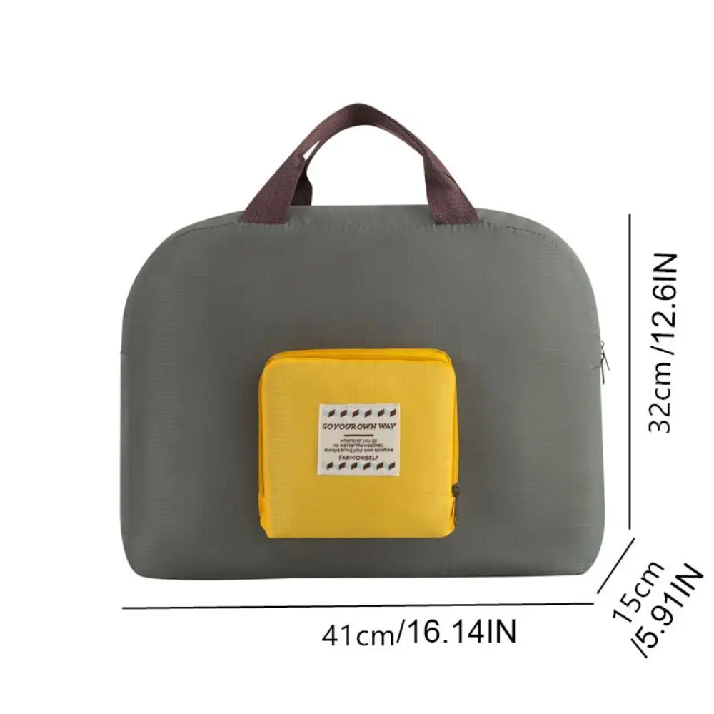 حقيبة تخزين للسفر خفيفة الوزن وقابلة للطي أكسفورد متعددة الوظائف حقيبة أمتعة للسفر حقيبة يد ذات سعة كبيرة حقيبة سفر من القماش الخشن للرجال