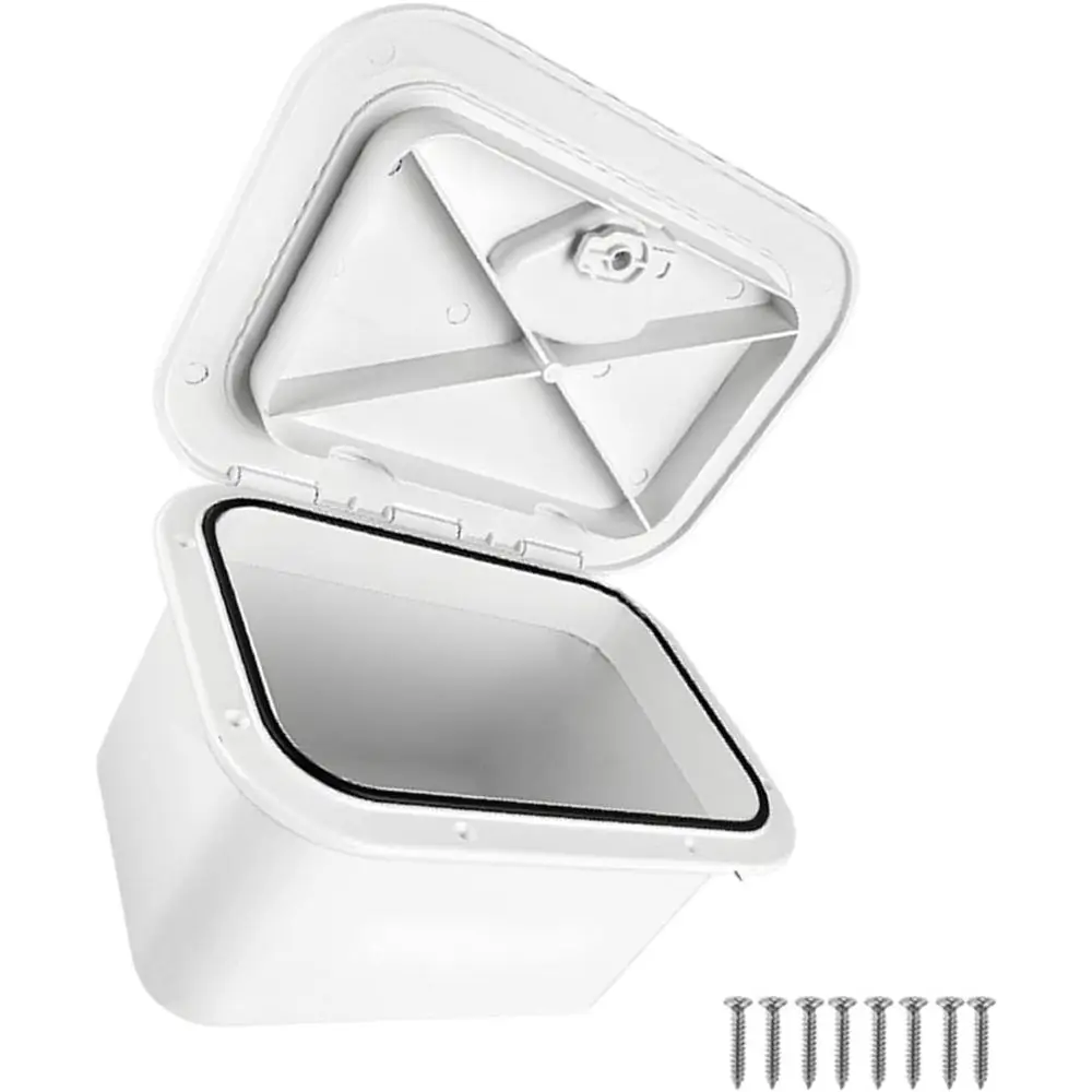 

Deck Storage Box Lockable Tackle Box Organizers Embedded Tool Box Tackle Container Boats Accessories