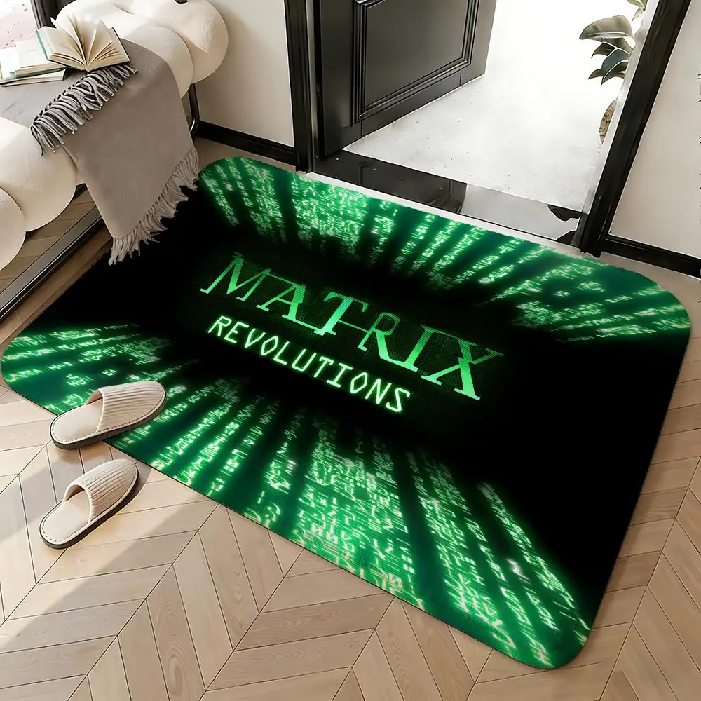 Soft Absorbent Non-Slip Rug Movie The Matrix Floor Mat Home Decor Doormat Bedroom Floor Mat Shower Carpet