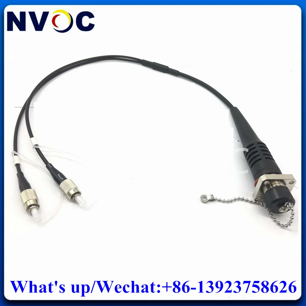 2Core ODC-FC ODC-ST Male Female SM Jumper Connector,2C 2F OM3 1.5M 2M ODC Square Round to ST/FC/UPC Fiber Optic Patch Cord Cable