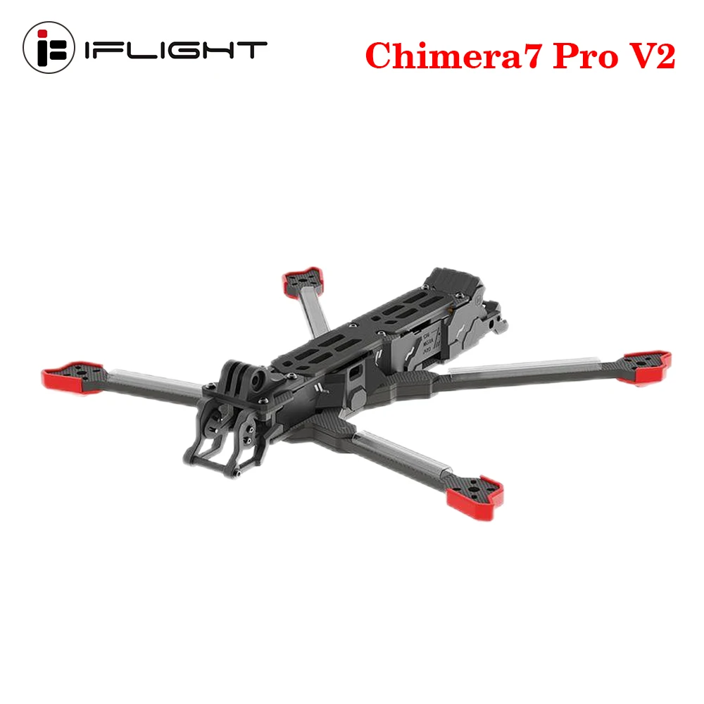 IFlight Chimera7 Pro V2 Frame Kit 7.5inch 327mm Compatible 2806.5 Motor 6-7.5inch Propeller for DJI O3 Air Unit RC FPV Drone