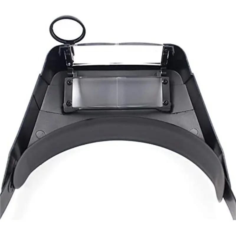 ABMI-5X Slimline Headband Magnifier With 15 Lenses, Assisted Repair Of Head-Mounted Reading Magnifying Glass 1.5X/3X/9.5X/11X,