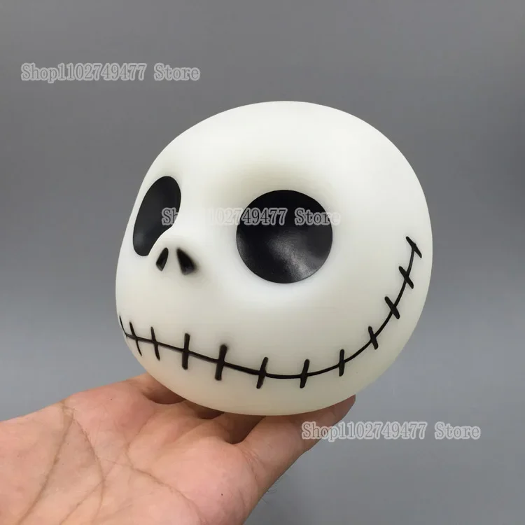 Disney The Nightmare Before Christmas salvadanaio cartone animato Jack Skellington cranio figurine decorazione torta giocattolo di compleanno