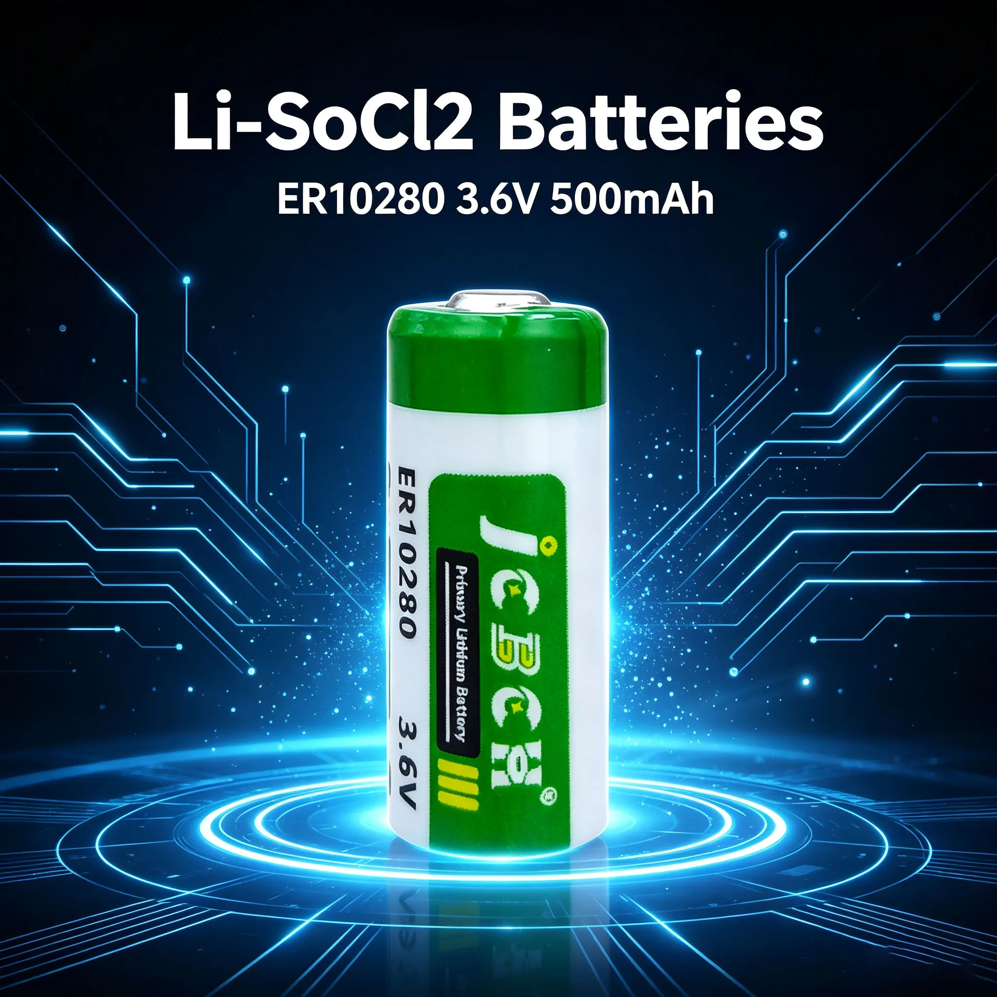 ER10280 Li-SOCl2 battery 3.6V geomagnetic detector vital sign sensor combustible gas detector temperature recorder