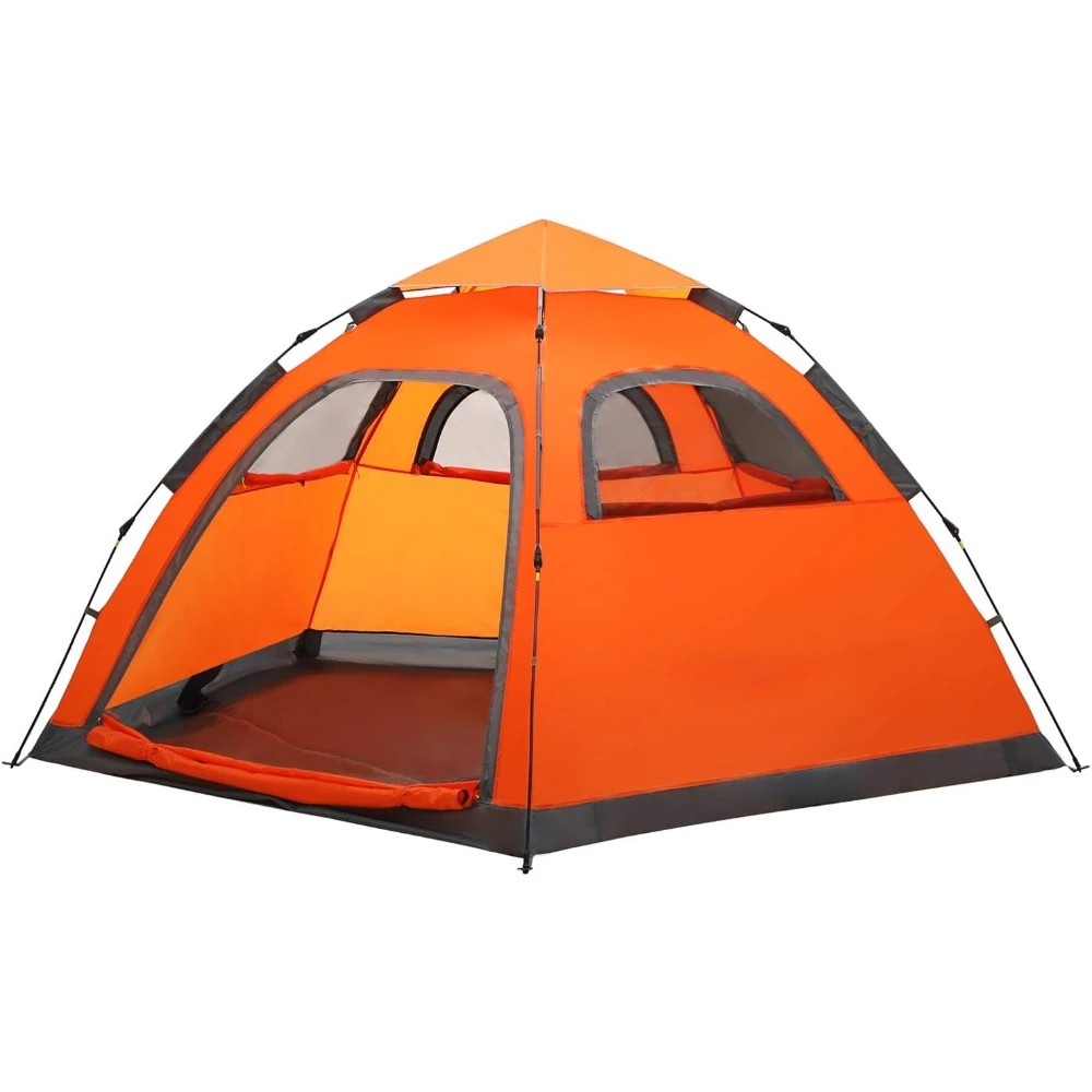 

Instant Pop Up Tent Family Camping Tent 4-5 Person Portable Tent Automatic Waterproof Windproof for Camping Mountaineering