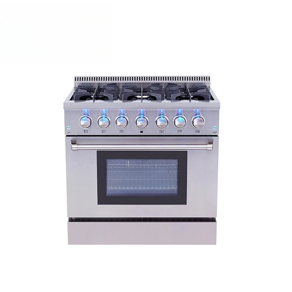 

USA Home Kitchen Appliance Freestanding 36inch Dual Fuel Range Cooker Oven