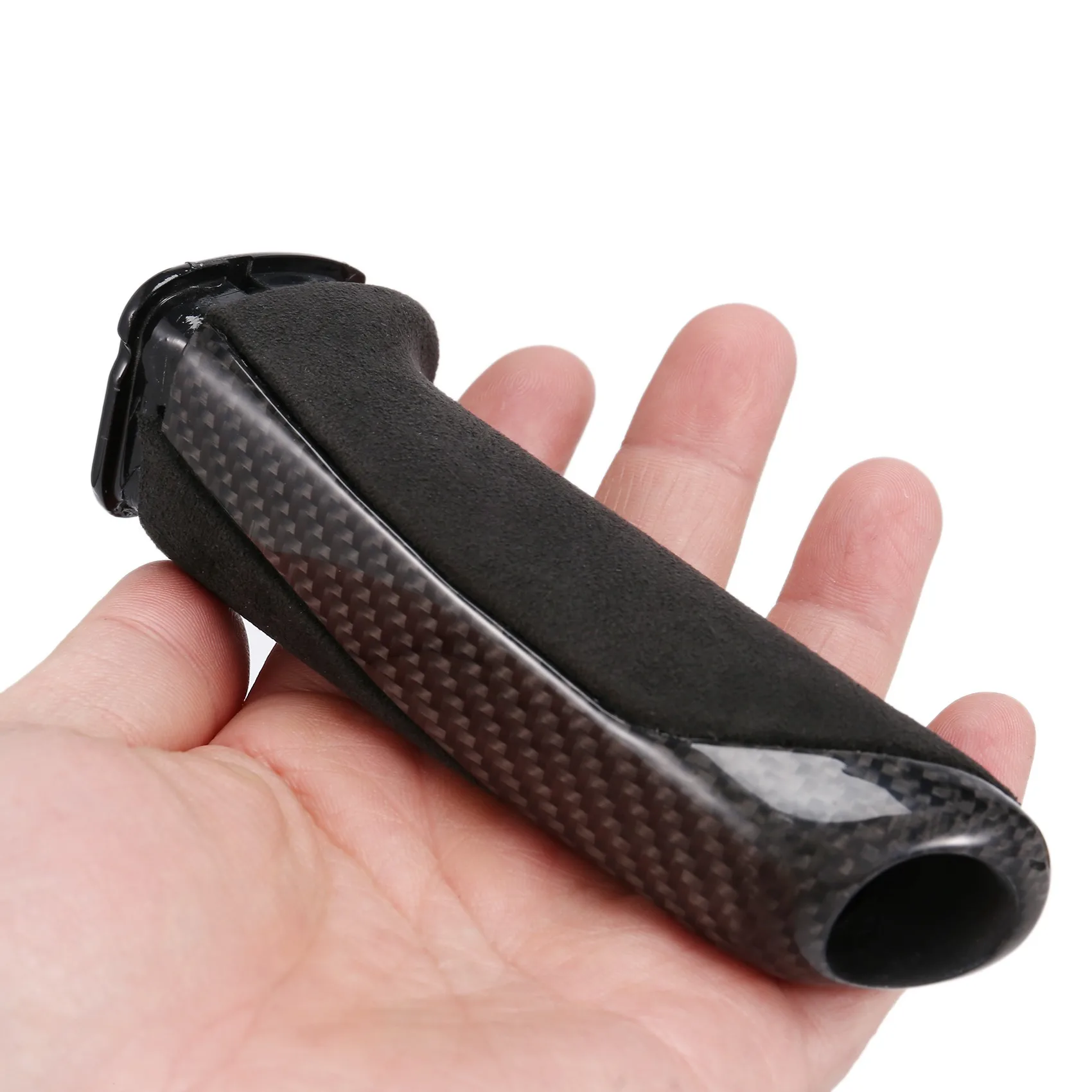 سيارة فرملة اليد غطاء القبضات ل-BMW E46 E90 E92 E60 E39 F30 F34 F10 F20 ألياف الكربون الربط نمط الداخلية Trim-A97E #5