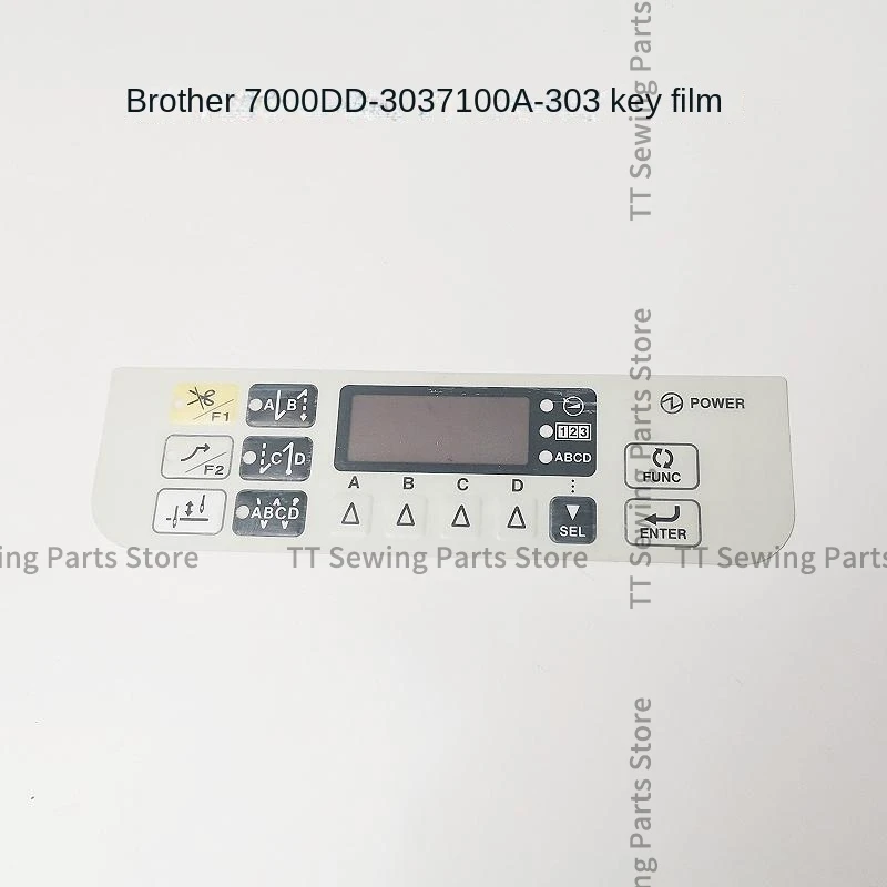 1 peça máquina de costura brother 7000dd-303 7100a-303 botão filme adesivo acessórios para máquina de costura industrial