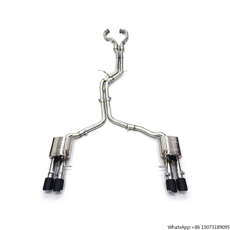 

Высокопроизводительная выхлопная система Catback из нержавеющей стали OEM 304 для выхлопной системы Valvetronic S4 S5 B8.5 3.0T 2013-2019