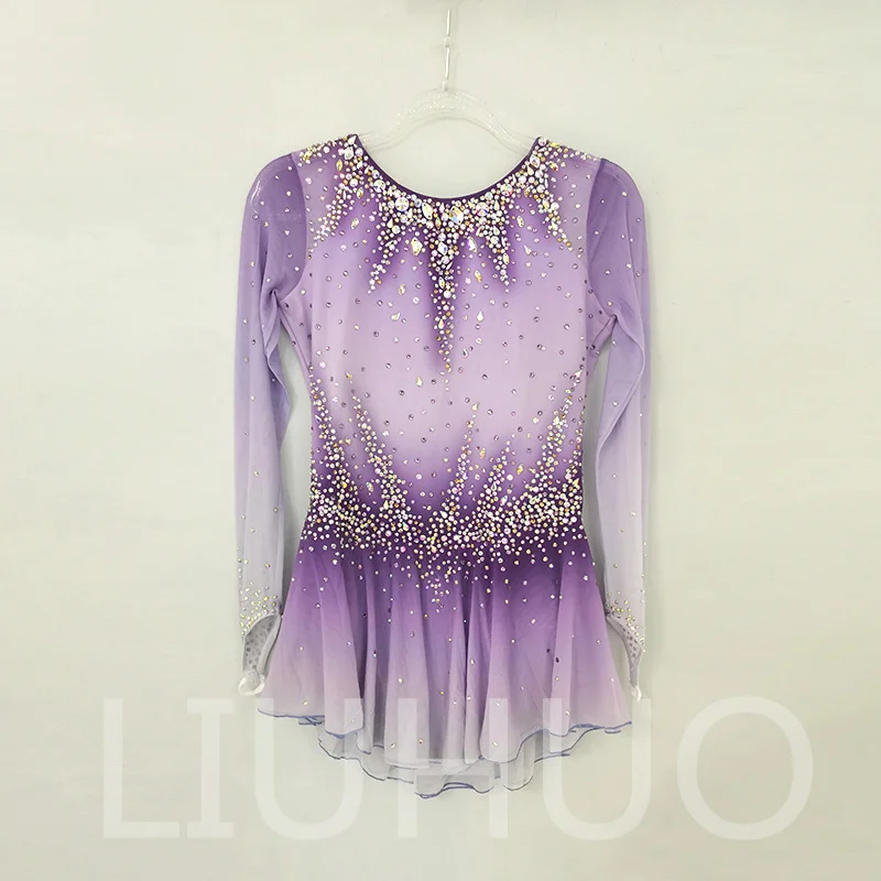 

LIUHUO Ice Figure Skating Dress Girls Women Teens Stretchy Spandex Competition Wholesale