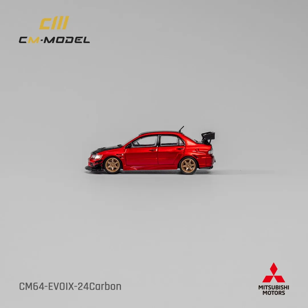 CMModel 1/64 Mitsubishi Lance EvoIX Widbody Diecast Red