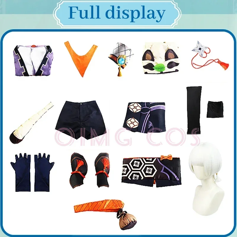 Genshin Impact Sayu Cosplay Costume Adult Carnival Uniform  Anime Halloween Party Costumes Masquerade Women Game