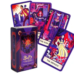 Baraja de cartas del Tarot de the Vampire Slayer, juego de adivinación con 78 cartas, sigue la sabiduría de Buffy, bellamente ilustrado