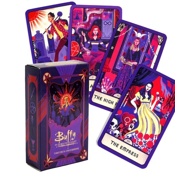Buffy the Vampire Slayer Tarot 78-kaarten Deck Volg de wijsheid van Buffy prachtig geïllustreerd Fortune Telling Game Waarzeggerij