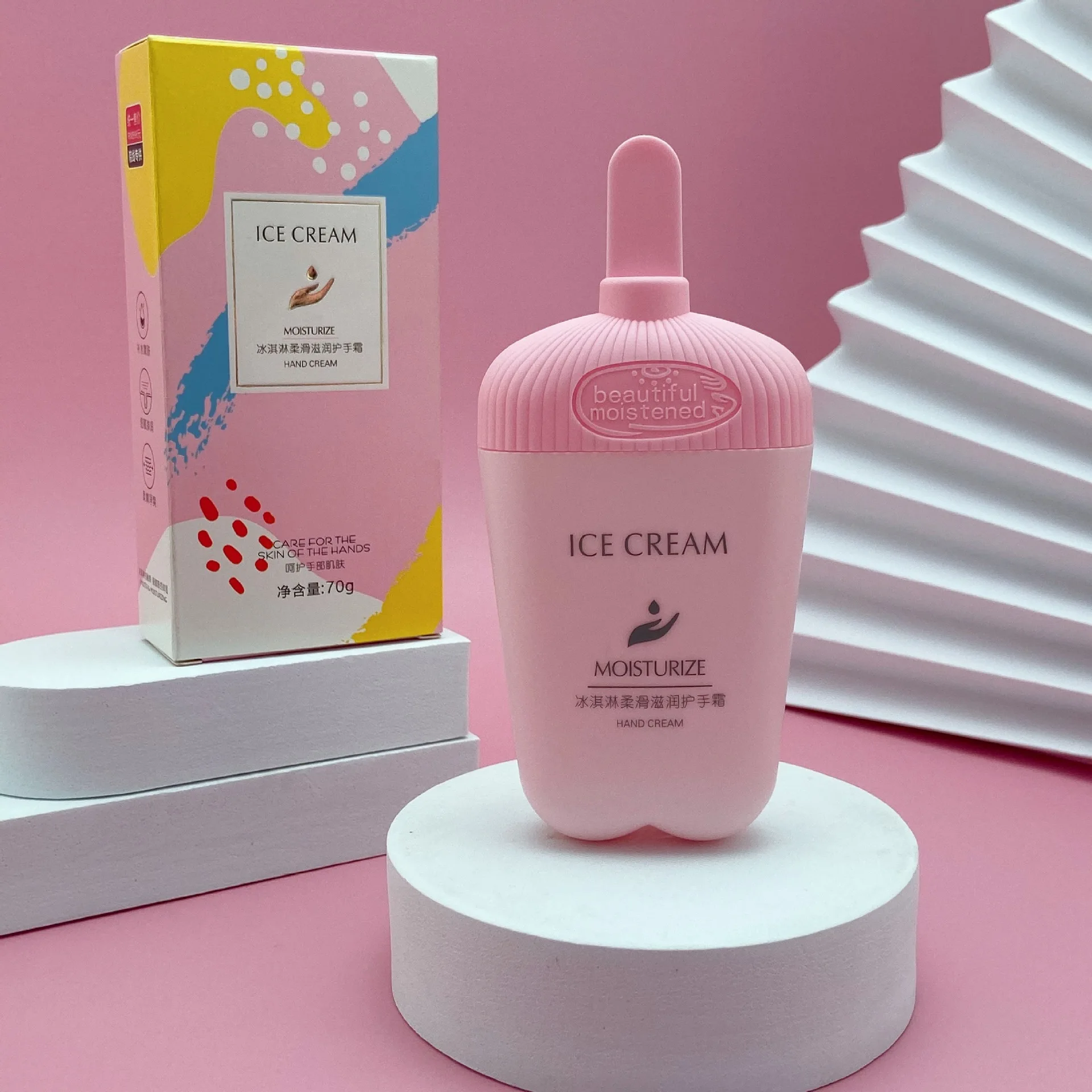 Ice Cream Moisturizing Hand Cream Anti Cracking Moisturizing Oil Control Hand Care Lotion korean skincare