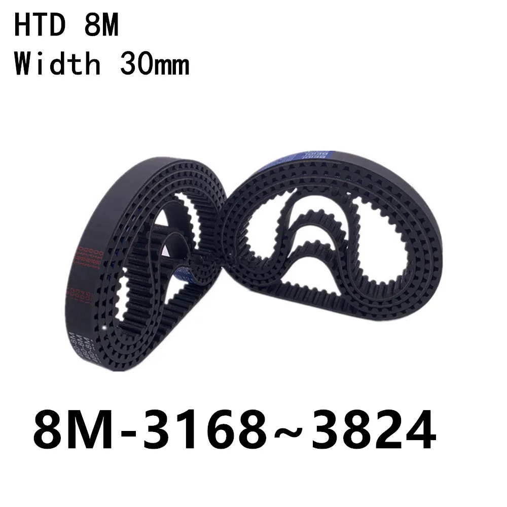 

Closed Loop Rubber Pulley Belts Width 30mm Synchronous Belt Timing Belt HTD 8M-3168 3200 3264 3280 3360 3400 3408 3424 3504 3600