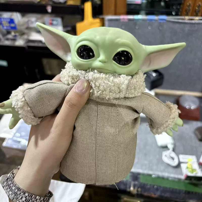 17cm 28cm Star Wars Yoda Baby Grogu Action Figure Cute Plush Model In Stock Birthday Boys Gift Fashionable Popular Doll Hot