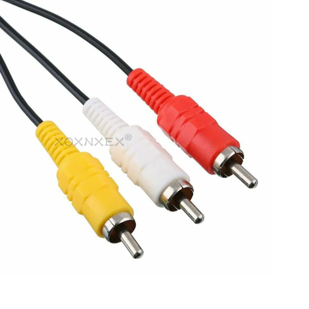 Multi Component Games Audio Video AV Cable to RCA For SONY PS2 PS3 SYSTEM Cable Console TV Game Computer Accessories