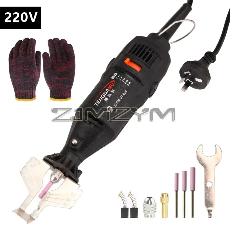 Electric Chainsaw Sharpener Handheld Chain Grinder High Speed Chain Teeth Sharpening Grinding Machine File Tools