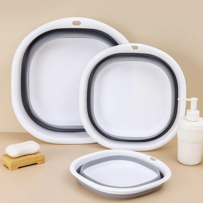 

Portable Folding Basin Dirty Clothes Storage Underwear Cleaning Kitchen Sink Washing Basin Laundry Tub