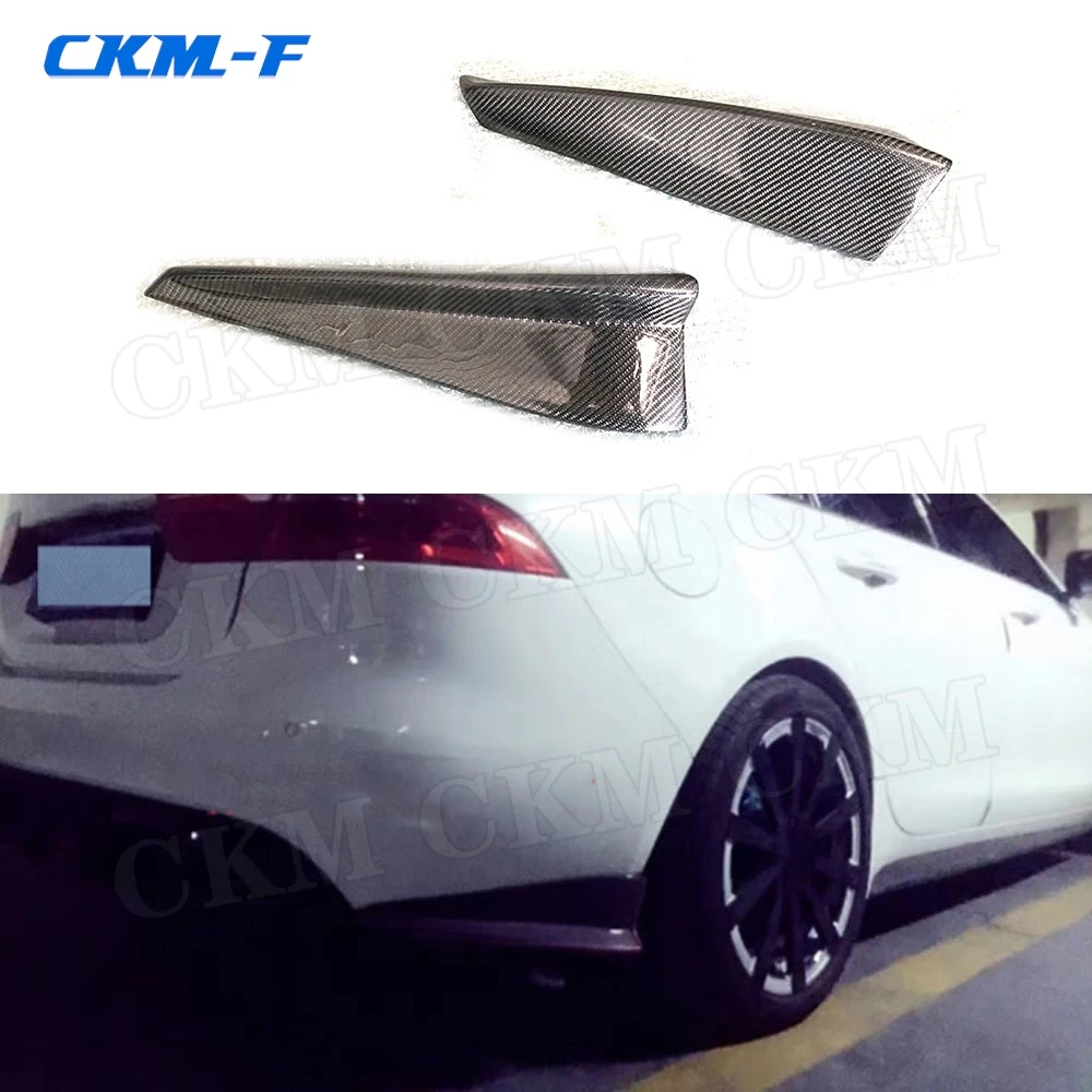 

Carbon Fiber / FRP Rear Lip Splitters Flaps Cupwings For Jaguar XE Sedan 4-Door 2015 2016 2017 Car Bumper Guard Car Styling