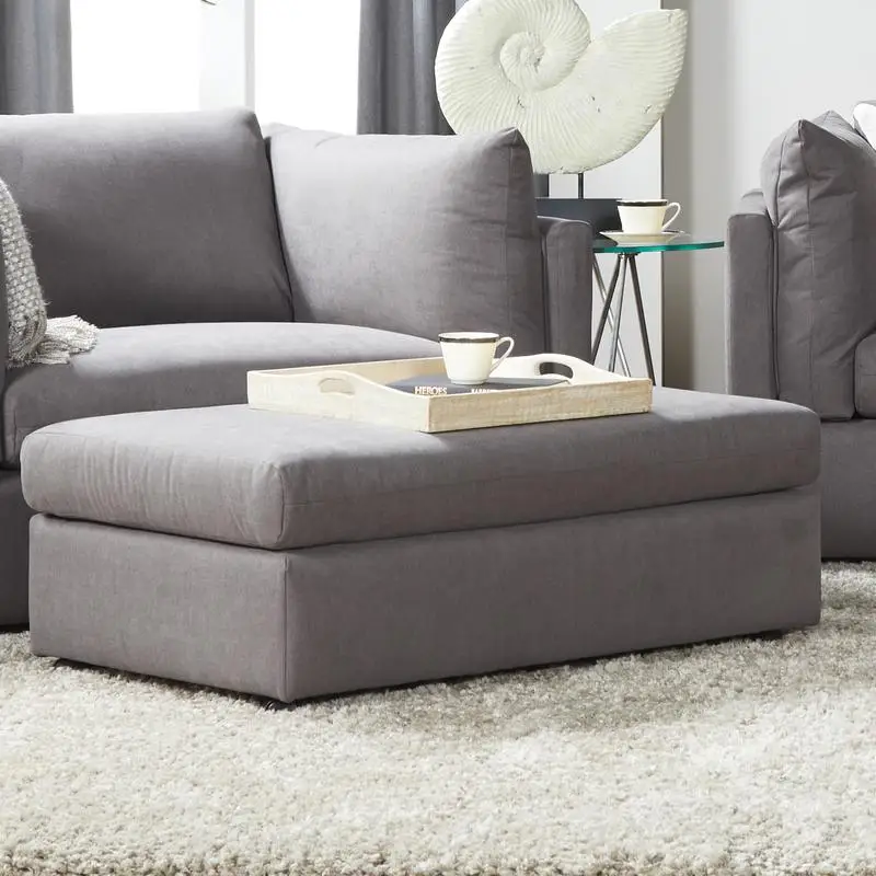 

Fabric Ottoman for Living Room Furniture, Stylish & Comfortable Seating, Versatile Home Décor