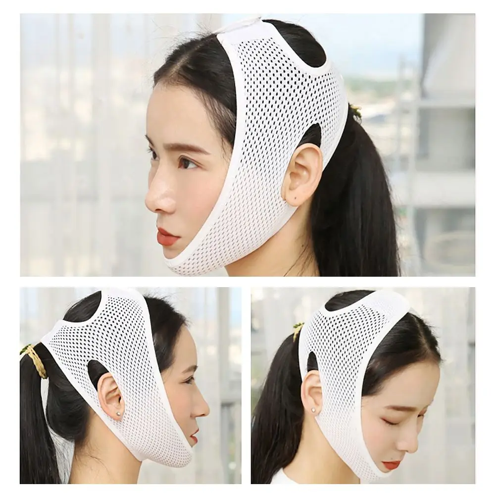 Women Thin Face Reduce Double Chin Beauty Tools Face Slimming Bandage Facial Massager Face-lift Belt