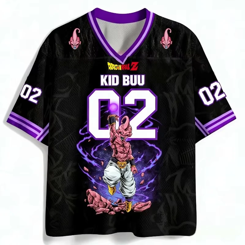 Camiseta de Verano 2026 con Estampado 3D de Kid Buu de Dragon Ball, Unisex, Estilo Y2K, Informal, para Adultos y Niños