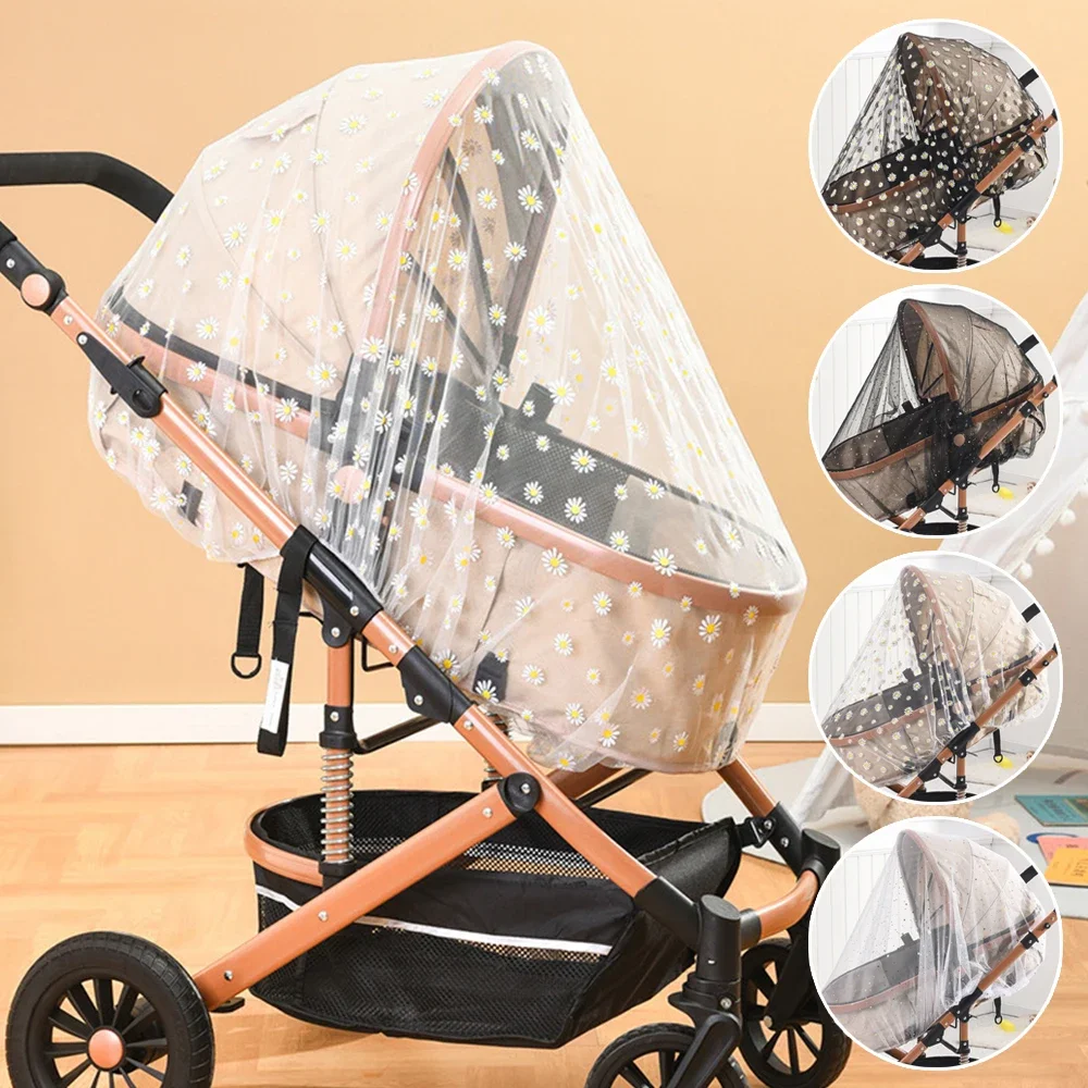 

Mesh Safe​​ Baby Stroller Mosquito Net​​ ​​Breathable​​ ​​Easy To Carry​​ ​​Pushchair Insect Shield Net​​ ​​Foldable Design​​