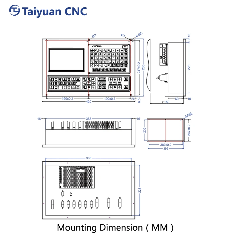 経済的な CNC 旋盤システム完全な CNC システムキット旋盤センターデバッグコントローラーは ATC PLC 機能をサポート